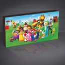 Lienzo luminoso Super mario 15x30cm
