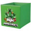 caja plegable de tela minecraft