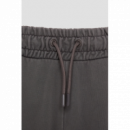 Jogger Guess recto gris oscuro PB