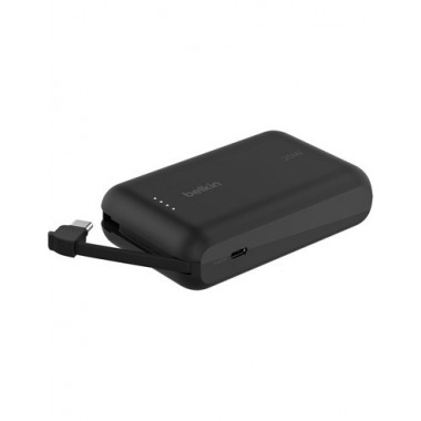 BELKIN Bateria Externa 10000Mah Con Cable TIpo BPB021hqBK Negro
