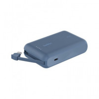 BELKIN Bateria Externa 10000MAH con Cable Tipo BPB021HQBL  Azul