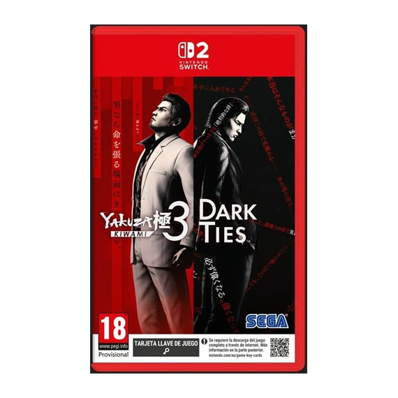 YAKUZA KIWAMI 3 & DARK TIES (KEY CARD) N. SWITCH 2
