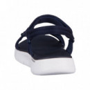 SKECHERS GO WALK FLEX SANDAL SUBLIME-NAVY