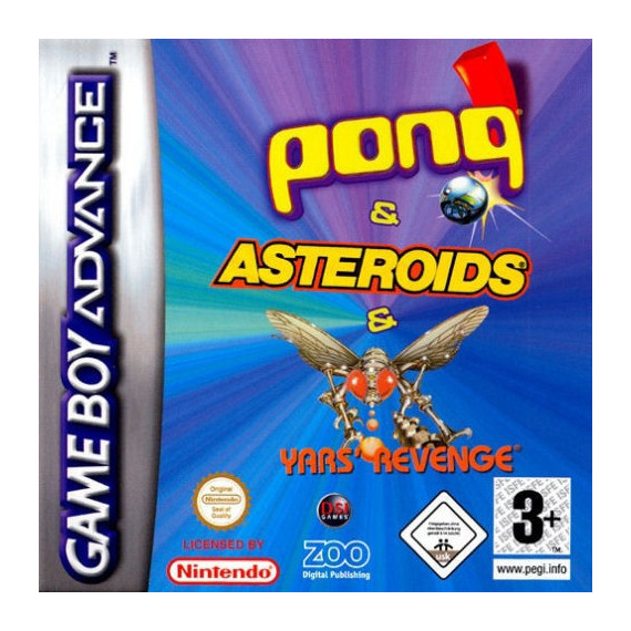 Pong & Asteroids  Yar’s Revenge GameBoy Advance