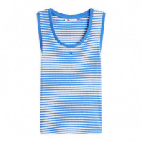 Camiseta sin Mangas Slim Acanalada  TOMMY HILFIGER