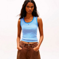 Camiseta sin Mangas Slim Acanalada  TOMMY HILFIGER