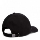 Gorra de béisbol de lona con parche