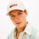 Gorra de béisbol de lona con parche