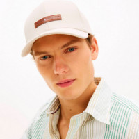 Gorra de béisbol de lona con parche