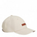 Gorra de béisbol de lona con parche