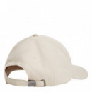 Gorra de béisbol de lona con parche