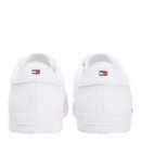 Zapatillas de Piel con Entresuela Distintiva  TOMMY HILFIGER
