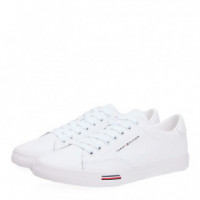 Zapatillas de Piel con Entresuela Distintiva  TOMMY HILFIGER
