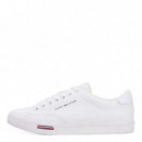 Zapatillas de Piel con Entresuela Distintiva  TOMMY HILFIGER