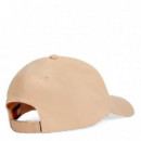 Gorra de béisbol con logo lineal bordado