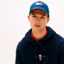 Gorra de béisbol con logo ondulado