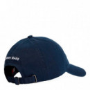 Gorra de béisbol con logo ondulado