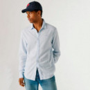 Camisa teñida en prenda fit regular