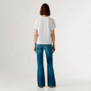 Camiseta strass logo