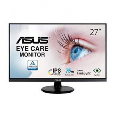 ASUS MONITOR VA24EQSB 23.8/ FULL HD/ MULTIMEDIA/  NEGRO VGA / HDMI / DP/ 5MS / VESA / Regulable en altura