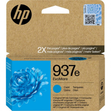 Tinta HP N&ordm; 937E Cyan Officejet Pro 9110B