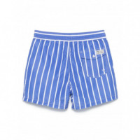 Polo RALPH LAUREN - Slftraveler-mid-trunk - Blue Vertical Wide Stripe - 710975405002/BLUE Vertical Wide Stripe
