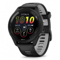 Garmin Forerunner 265 46mm GPS AMOLED Bisel Negro Correa Negro/Gris