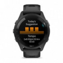 Garmin Forerunner 265 46mm GPS AMOLED Bisel Negro Correa Negro/Gris