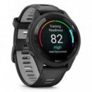 Garmin Forerunner 265 46mm GPS AMOLED Bisel Negro Correa Negro/Gris