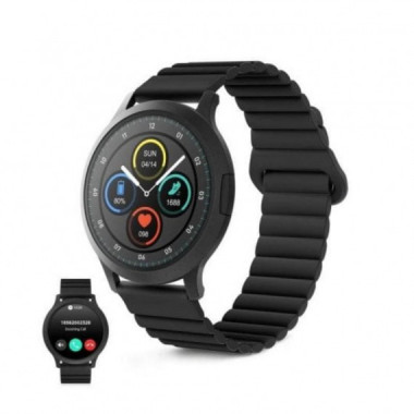Smartwatch Ksix Core 3 AMOLED 1.32" IP67, Negro con Correa Magn&eacute;tica