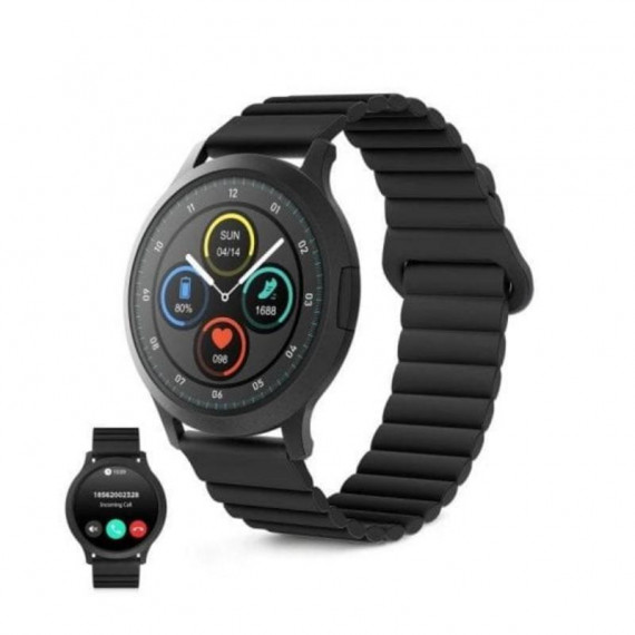 Smartwatch Ksix Core 3 AMOLED 1.32" IP67, Negro con Correa Magnética
