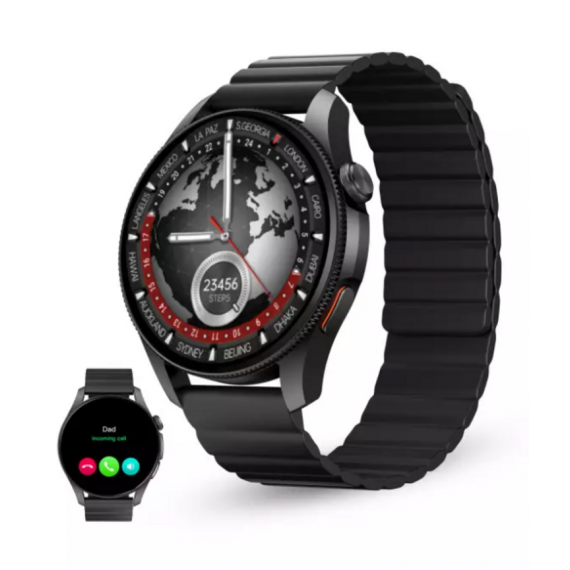 Smartwatch Ksix Core 3 AMOLED 1.32" Autonomía 5 Días IP67 200mAh Negro BXSW35N
