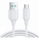 Cable de Datos de Carga Rápida Joyroom USB-A a Micro 3A 3.3FT/1M Blanco S-A9