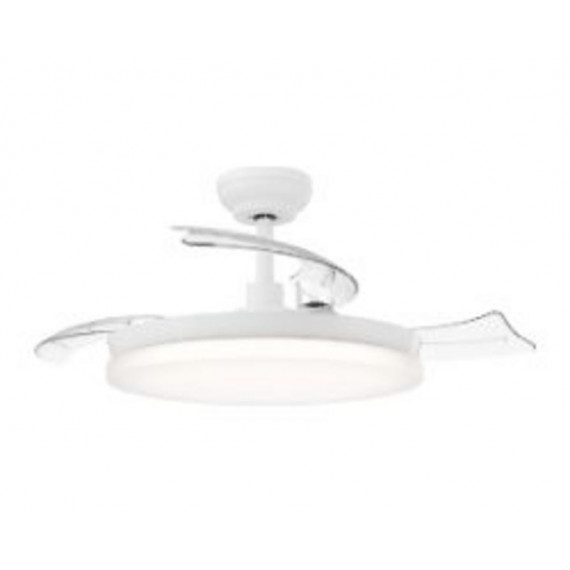 Ventilador de Techo Philips Tynl con Luz LED, Aspas Retráctiles 56cm Blanco (929004749501)