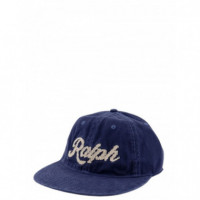 Polo RALPH LAUREN - Woven-cap - Newport Navy X - 710P04900500/NEWPORT Navy X
