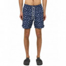 POLO RALPH LAUREN - WOVEN-TRUNK-SWIM BOTTOM - BLUE POLO PALMS - 710B13661001/BLUE POLO PALMS