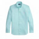 Polo RALPH LAUREN - Cubdppcs-long Sleeve-sport Shirt - New Aqua - 710966294510/NEW Aqua