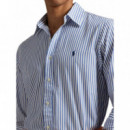 Polo RALPH LAUREN - Woven-sport Shirt-shirt - 3249D White Blue - 710B15595008/3249D White Blue