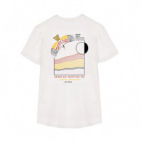 Camisetas Hombre Camiseta ARICA Lanzarote White