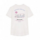 Camisetas Hombre Camiseta ARICA Mehari White