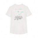 Camisetas Hombre Camiseta ARICA Tarifa White