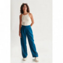 Pantalones Pantalón 24colours Azul 60805