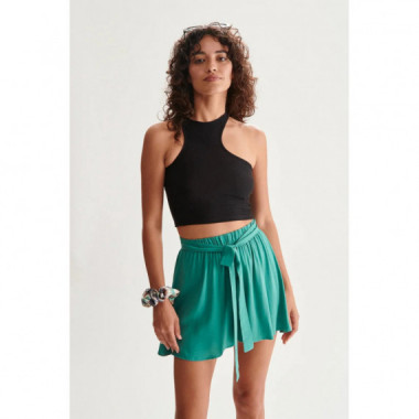 Pantalones Shorts 24colours 60818 Verde