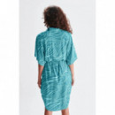 Vestidos Vestido 24colours Estampado Turquesa 21103