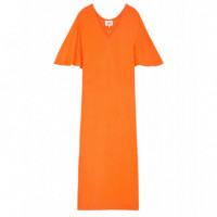 Vestidos Vestido Largo CKS Dusk Bright Orange