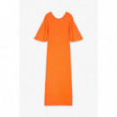 Vestidos Vestido Largo CKS Dusk Bright Orange