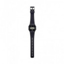 CASIO F-91WB-1AEF Reloj Digital Fecha, Resistente al Agua, Correa de Resina