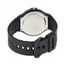 CASIO COLECCION MW-240-2BVDF Reloj Analogico Correa Resina Esfera Negra Resistente al Agua