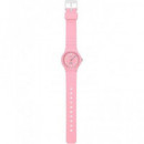 CASIO LQ-24B-4BEF Reloj Analogico, Resistente al Agua, Correa de Resina Rosa