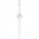 CASIO LQ-24B-7BEF Reloj Analogico, Resistente al Agua, Correa de Resina Blanco